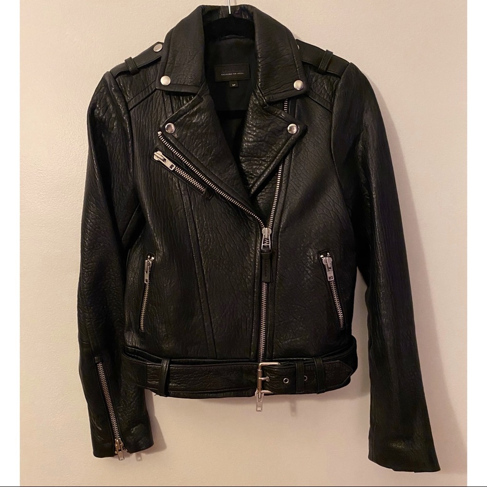 Leather Moto Jacket